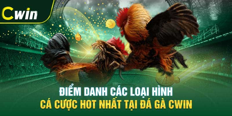 Điểm danh các loại hình cá cược hot nhất tại đá gà Cwin