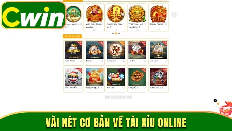 Vài nét cơ bản về tài xỉu online Cwin05